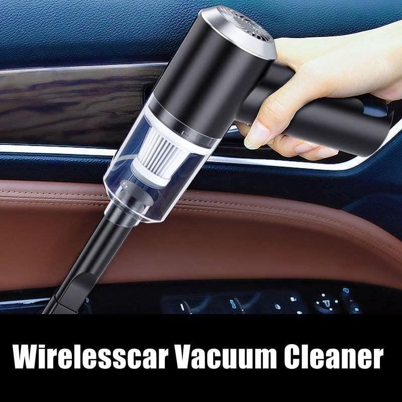 Portable Air Duster & Wireless Vacuum Cleaner 2-in-1 | Cordless, Rechargeable, High-Power Mini Cleaner for Car, Home & Electronics