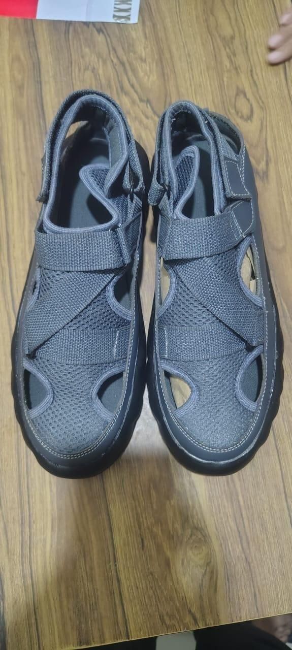 Men's Breathable Closed Toe Casual Sandals | Comfortable Synthetic Outdoor Slip-Resistant Rubber Sole Footwear