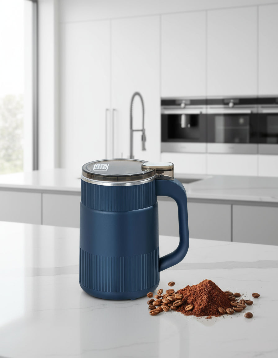Stainless Steel Herbs & Spices Grinder | Coffee, Nuts & Grain Grinder for Home Use | Durable Manual Grinder (400g, Random Color)