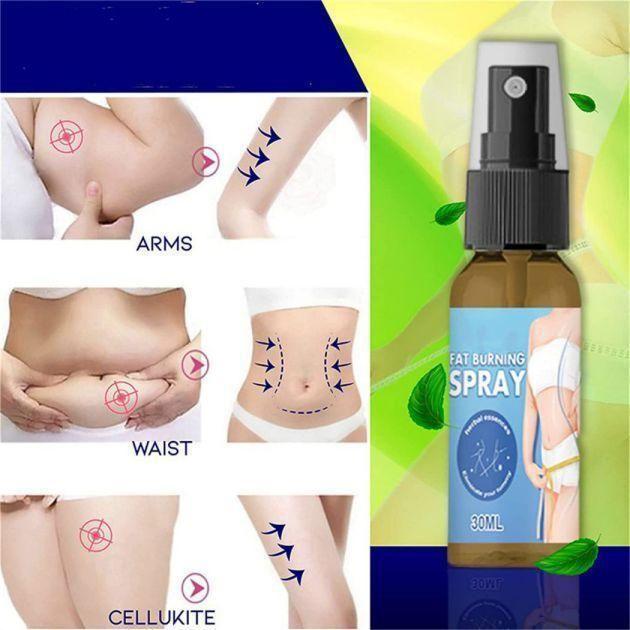 Fat Burner Slimming Spray for Men & Women 30ml | Natural Weight Loss Spray | Fast Fat Reduction, Metabolism Booster (Pack of 1)