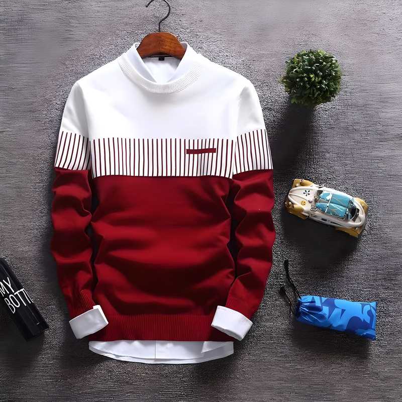 Stylish Hoodia Color Block Full Sleeve Cotton Blend T-Shirt for Men | Winter Clothes for Man | Casual Jacket Look Top