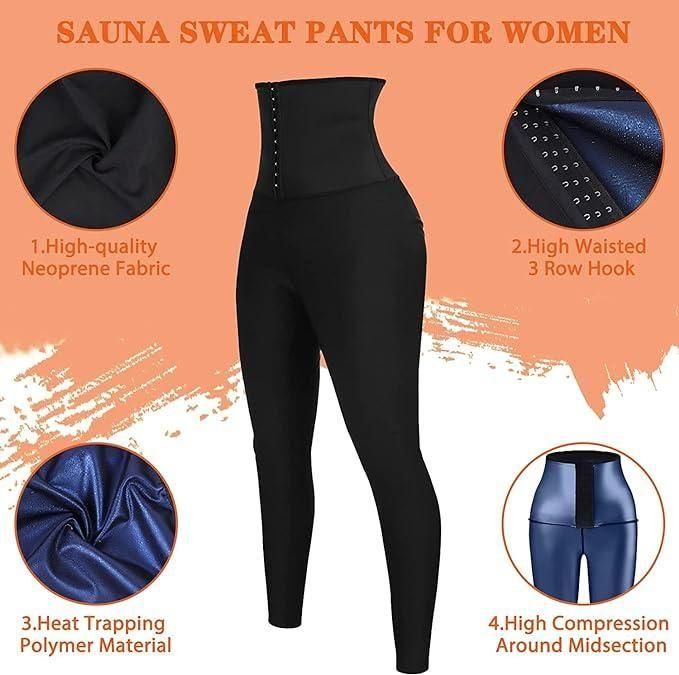 Steam Sauna Weight Loss Pants for Women Workout | womens clothes for wait loss | women's clothing dresses online