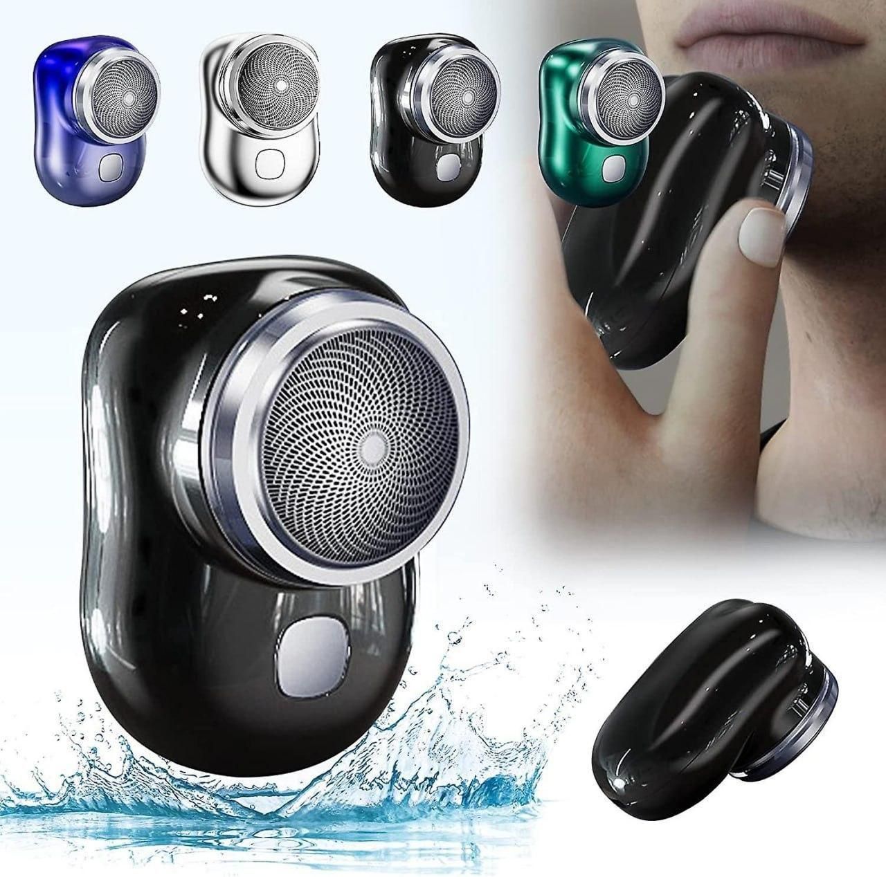Mini Electric Razor for Men – Rechargeable Shaver, Portable & Compact Steel Body