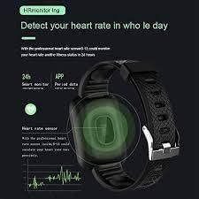 ID116 Plus Smart Bracelet Fitness Tracker Smartwatch | Heart Rate, Blood Pressure, Step & Sleep Monitor | Color Display, Bluetooth, USB Charging | For Men & Women