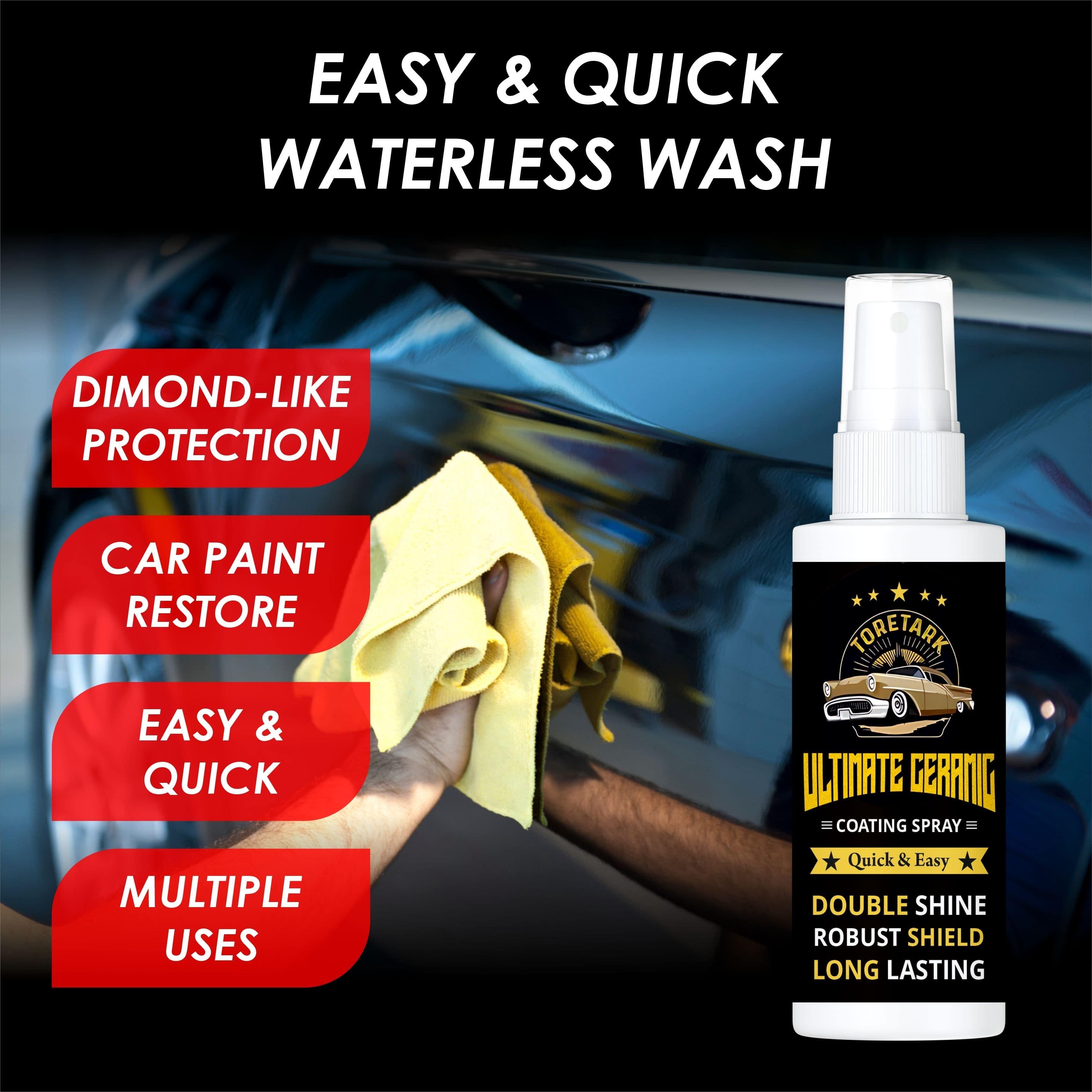 Ultimate Ceramic Coating Spray (Pack of 2) – Nano Car Paint Protection & Shine | Long Lasting Waterproof Car Wax
