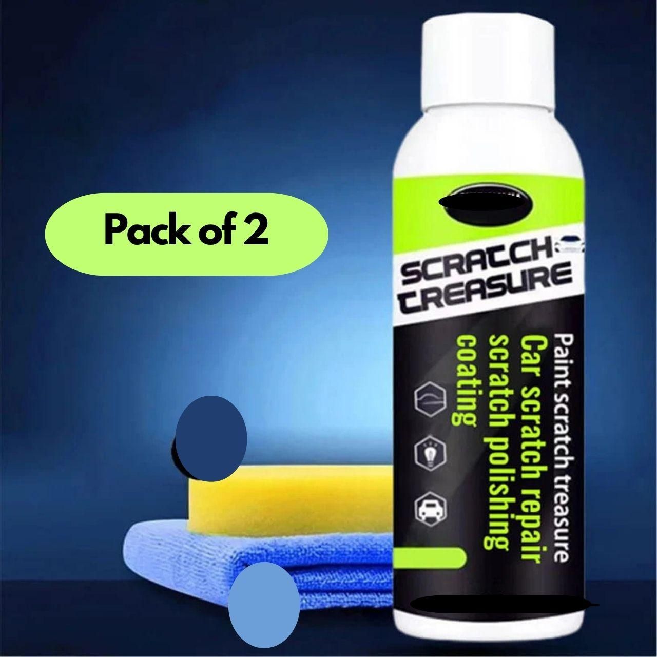 Scratch Creasure Car Scratch Remover 200 ml (Pack of 2) – Powerful Car Paint Restorer & Scratch Repair Polish