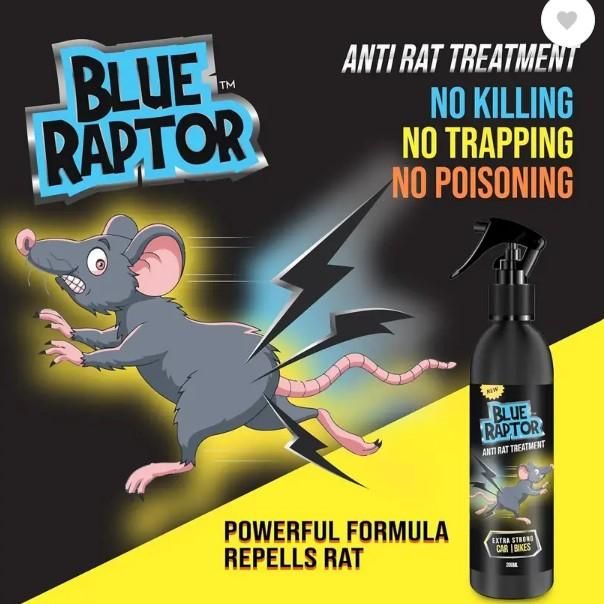 Rat Repellent Spray for Car & Bike – 200ml | Anti-Rodent Protection | Long-Lasting Formula for Engine, Wires & Dashboard | Safe & Effective Spray
