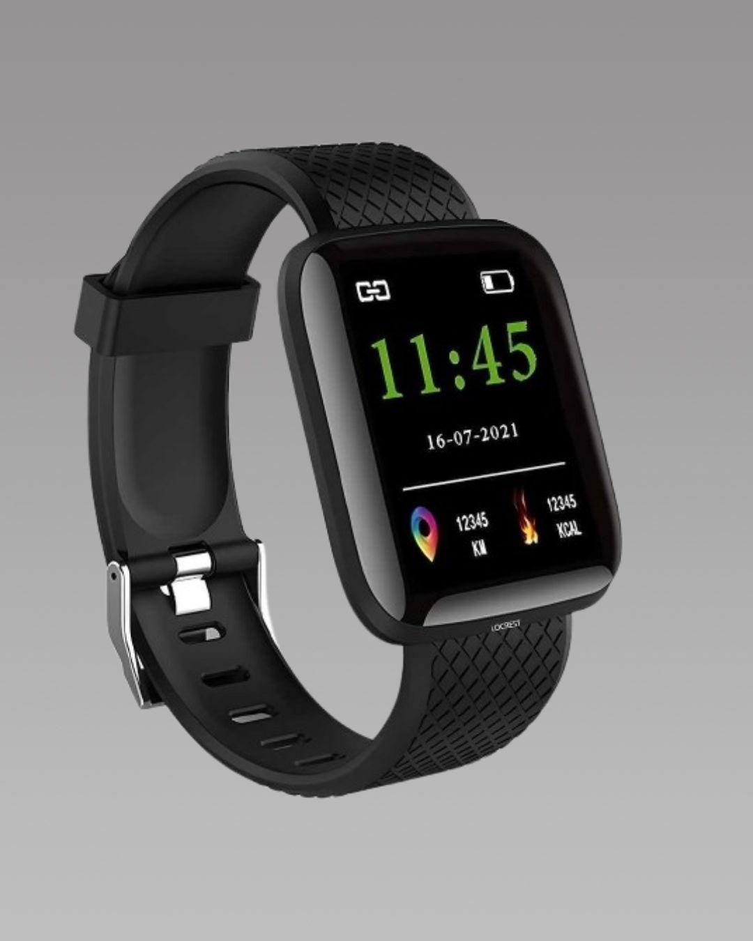 ID116 Plus Smart Bracelet Fitness Tracker Smartwatch | Heart Rate, Blood Pressure, Step & Sleep Monitor For Men & Women