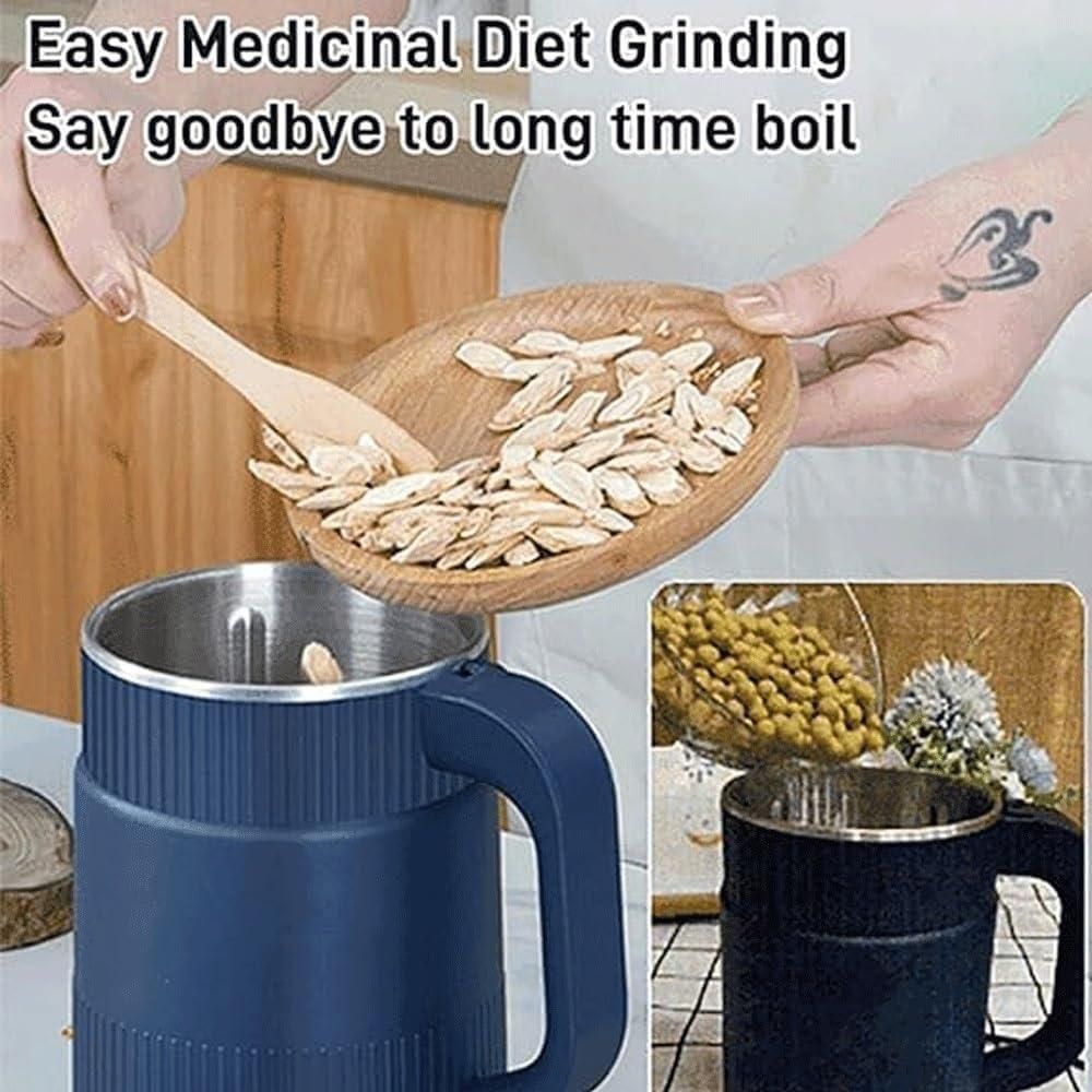Stainless Steel Herbs & Spices Grinder | Coffee, Nuts & Grain Grinder for Home Use | Durable Manual Grinder (400g, Random Color)