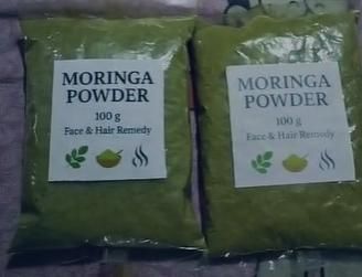 Moringa Powder for Face & Hair Remedy 100g (Pack of 2) | Natural Skin & Hair Care | 100% Pure Herbal Powder