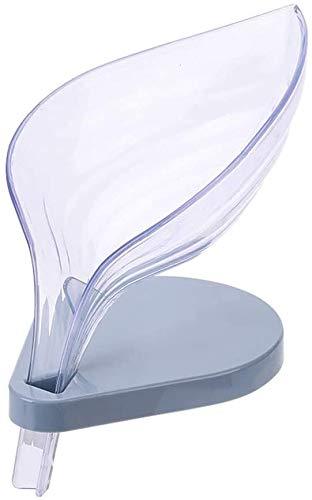 Leaf Shape Soap Dish - Self-Draining Bathroom Soap Holder with Quick Dry Design
