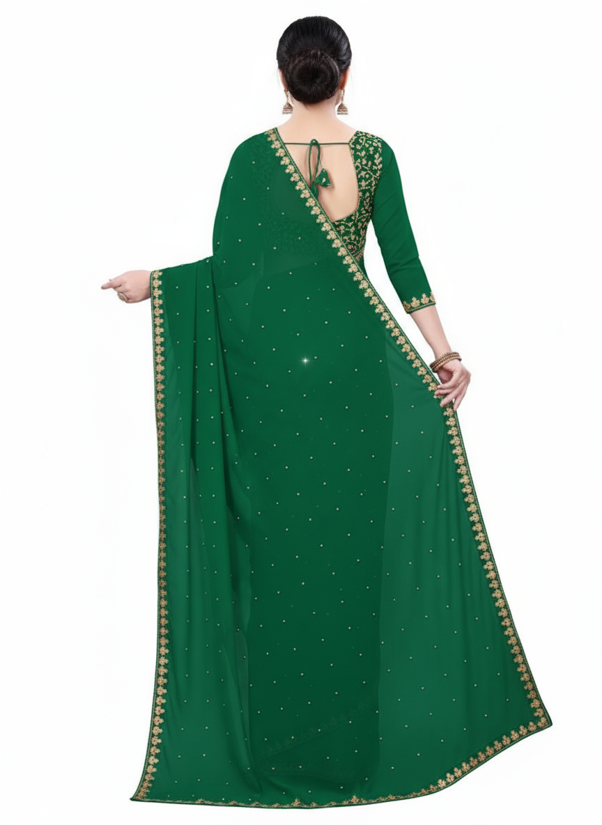Women's Traditional Saree - Elegant Indian Ethnic Wear (DS094130)