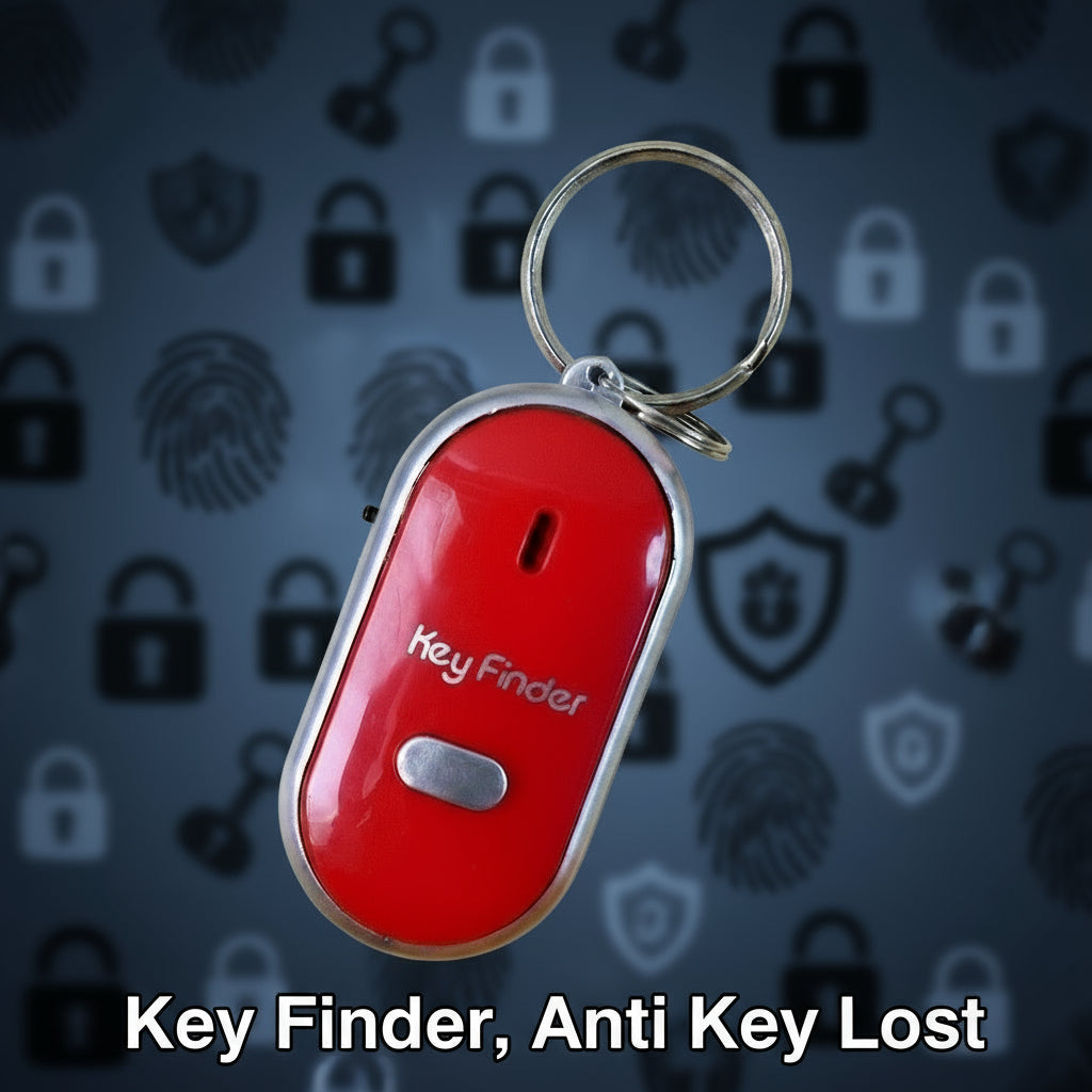 Key Finder Anti Key Lost Key Chain Whistle Induction (1 Pc)