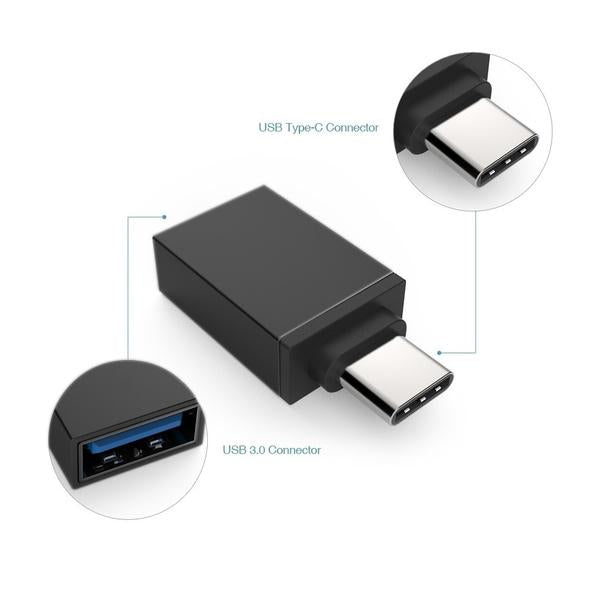 Type-C OTG Adapter – USB-C to Micro USB Converter for Fast Charging & Data Transfer