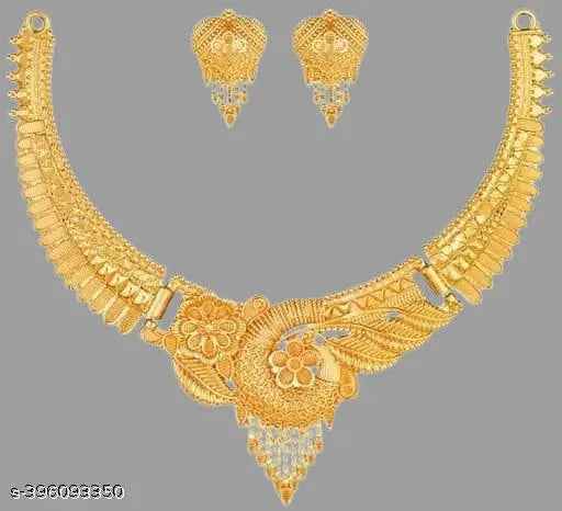 New Tready Golden Jewellery Set for Women