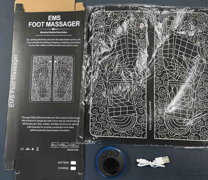 Wireless Electric EMS Foot Massager - Pain Relief Massage Machine