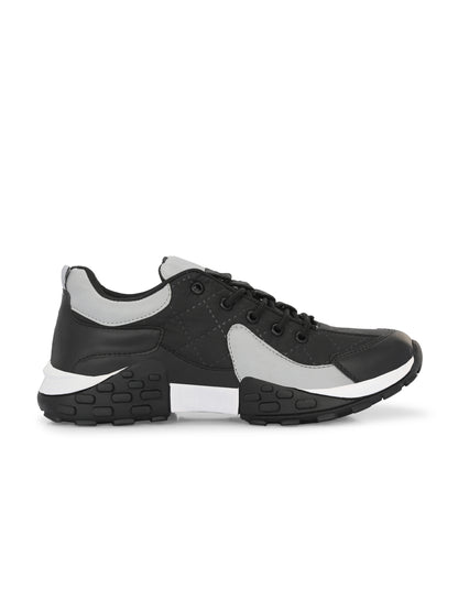 Black Sneakers for Men - Comfortable Casual Shoes with Cushioned Insole