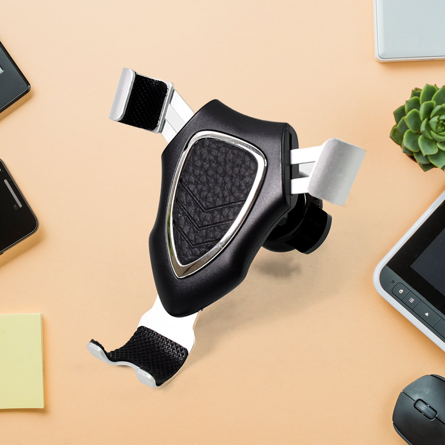 Universal Car Phone Mount - 360° Rotating Dashboard & Windshield Holder