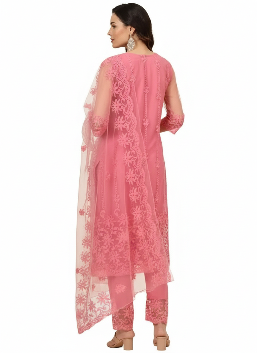 Women's Kurta Set with Dupatta & Bottomwear - Designer Ethnic Wear for Festivals