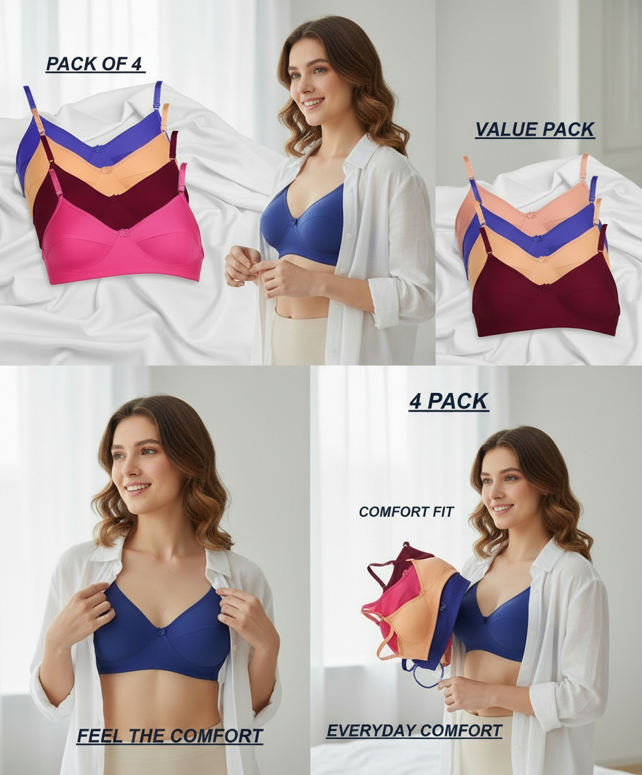 Ultra-Thin Ice Silk Lifting Bra for Women | Breathable Wireless Support Bra