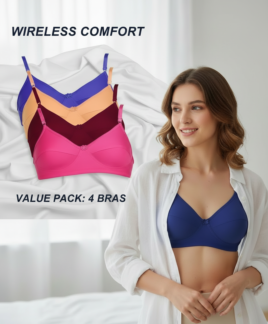 Ultra-Thin Ice Silk Lifting Bra for Women | Breathable Wireless Support Bra