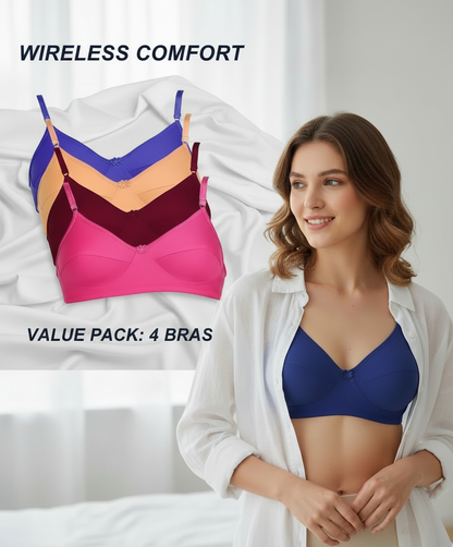 Ultra-Thin Ice Silk Lifting Bra for Women | Breathable Wireless Support Bra
