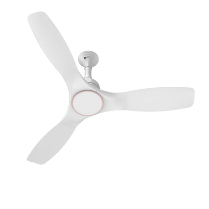 Orient Electric 1200mm Aerosense BLDC Ceiling Fan with Remote | BEE 5-star rated Energy Saving Fan | 5-year warranty by Orient | White, pack of 1 White 1200 MM Aerosense