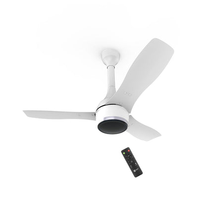 Orient Electric Newly Launched 1200 mm Aeon BLDC PRO,BEE 5-star rated, Anti-Dust Designer Ceiling fan with Remote & 5 yrs Warranty by Orient, Boost mode for High Air Delivery - Pixel White Pixel White Aeon 900 mm