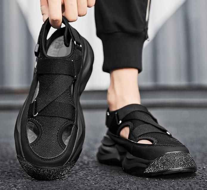 Men's Breathable Close Toe Sandals - Comfortable Summer Footwear