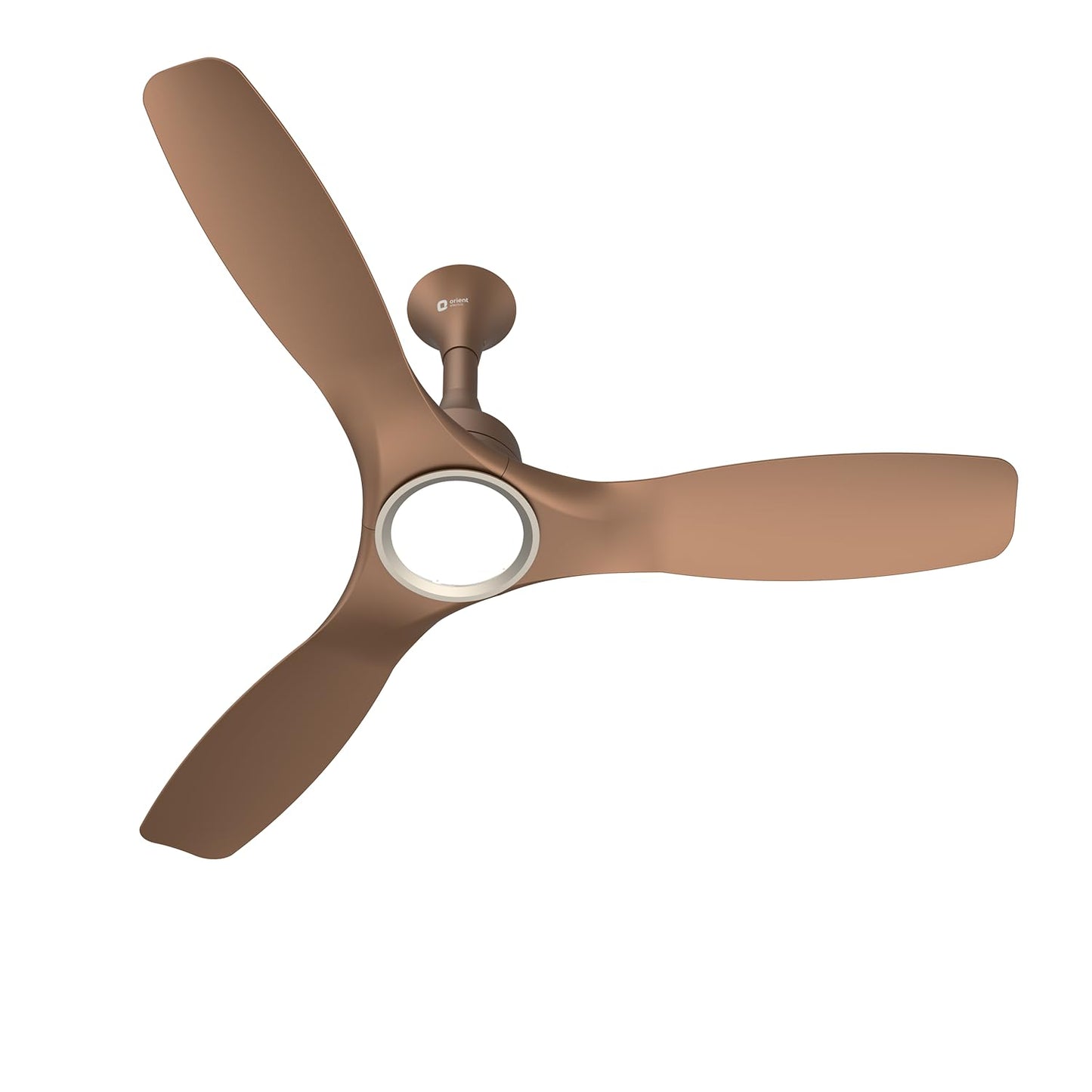 Orient Electric 1200mm Aerosense BLDC Ceiling Fan with Remote | BEE 5-star rated Energy Saving Fan | 5-year warranty by Orient | White, pack of 1 Tangerine Brown 1200 MM Aerosense Underlight