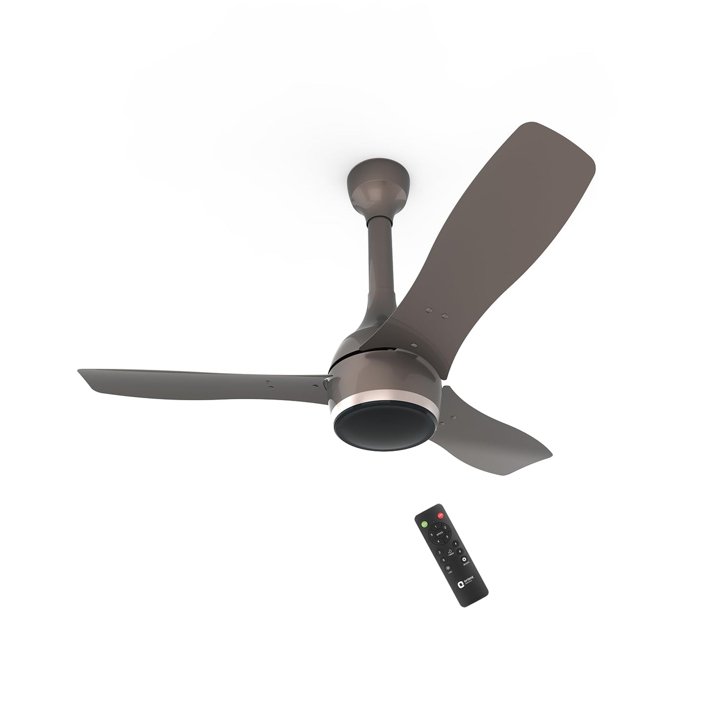 Orient Electric Newly Launched 1200 mm Aeon BLDC PRO,BEE 5-star rated, Anti-Dust Designer Ceiling fan with Remote & 5 yrs Warranty by Orient, Boost mode for High Air Delivery - Pixel White Magma Grey Aeon 900 mm