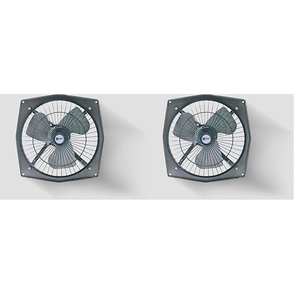 Orient Electric Metal 300 MM (12') Air Flow Exhaust Fan (Grey) 225 MM (Pack of 2)