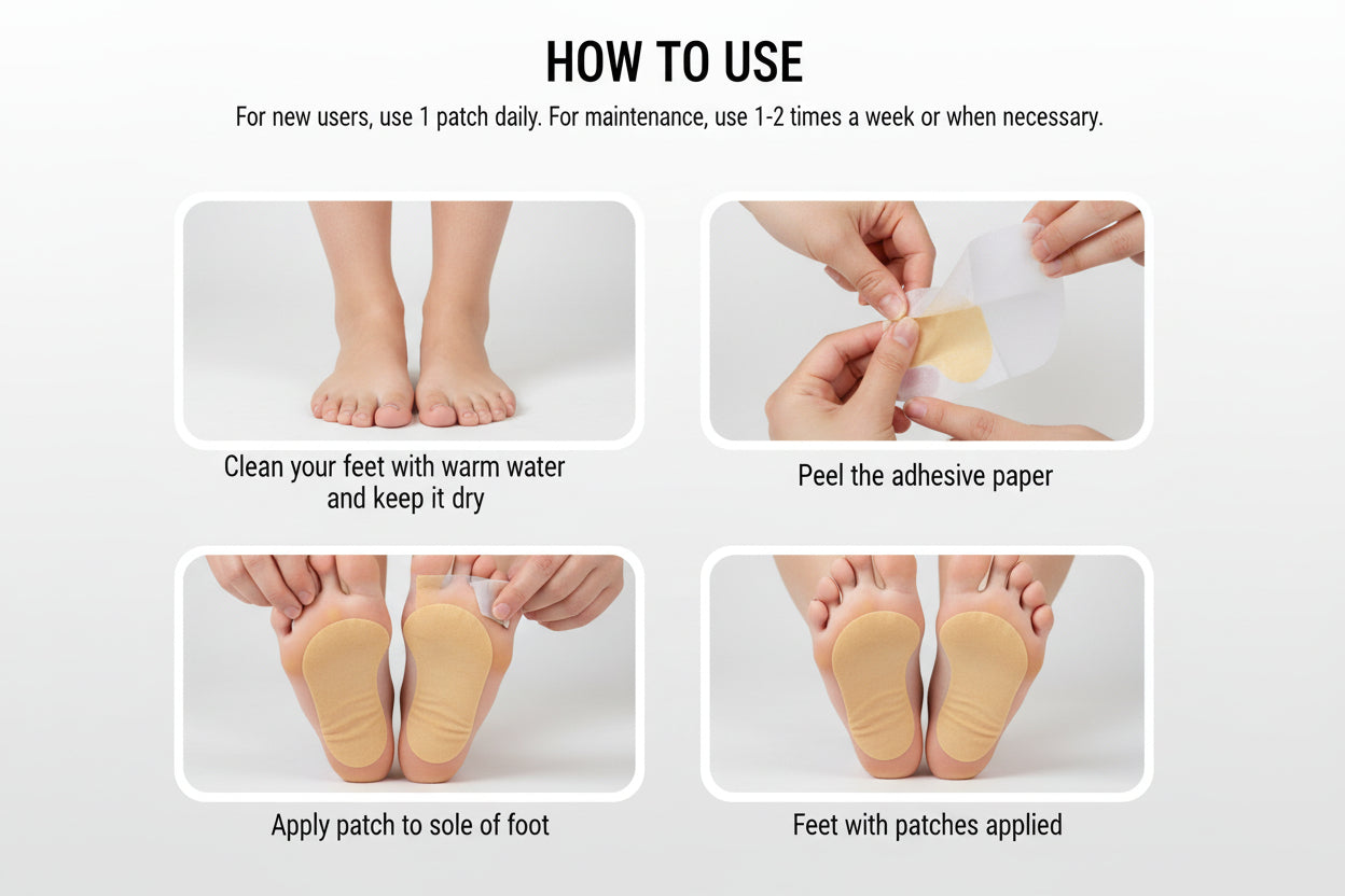 Mugwort Sole Detox Patch (Pack of 10)