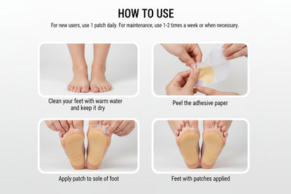 Mugwort Sole Detox Patch (Pack of 10)