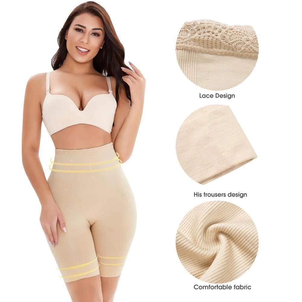 Seamless Tummy Tucker 4-in-1 Shaper, Quick Slim Shape Wear Tummy - Women's Spandex Seamless High Waist Tummy Tucker Shapewear