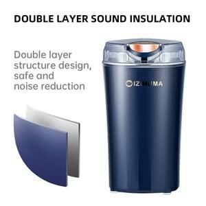 Electric Coffee Grinder - Premium Stainless Steel Blade | Portable Coffee Bean & Spice Grinder