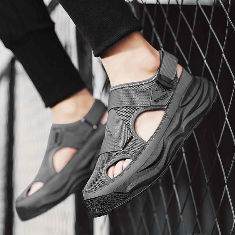 Men's Breathable Close Toe Sandals - Comfortable Summer Footwear