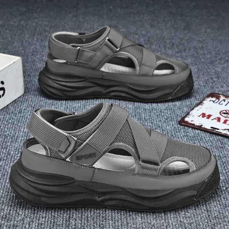 Men's Breathable Close Toe Sandals - Comfortable Summer Footwear