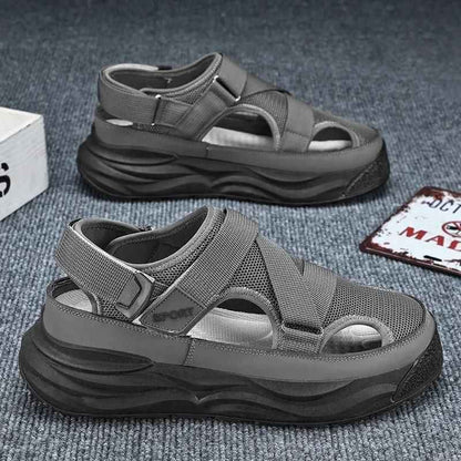 Men's Breathable Close Toe Sandals - Comfortable Summer Footwear