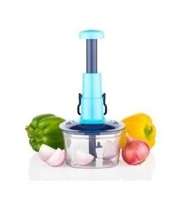 Manual Vegetable Chopper - Stainless Steel Multi-Purpose Fruit & Veggie Cutter