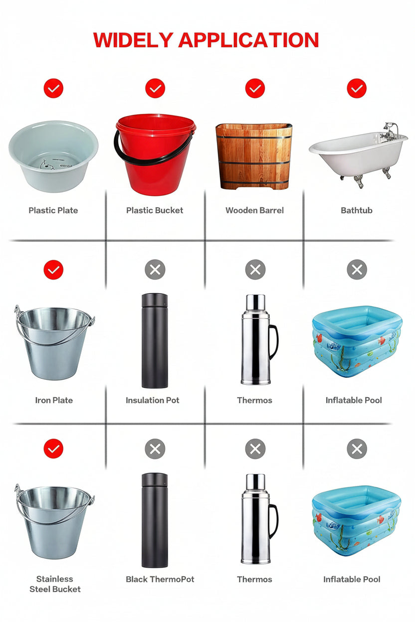 Water Heater Portable Electric Immersion Element Boiler