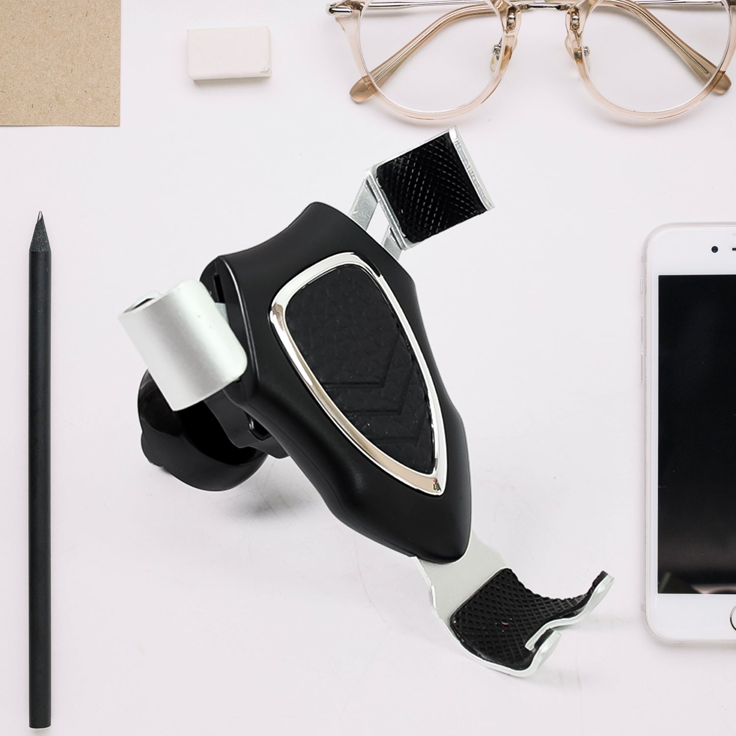 Universal Car Phone Mount - 360° Rotating Dashboard & Windshield Holder