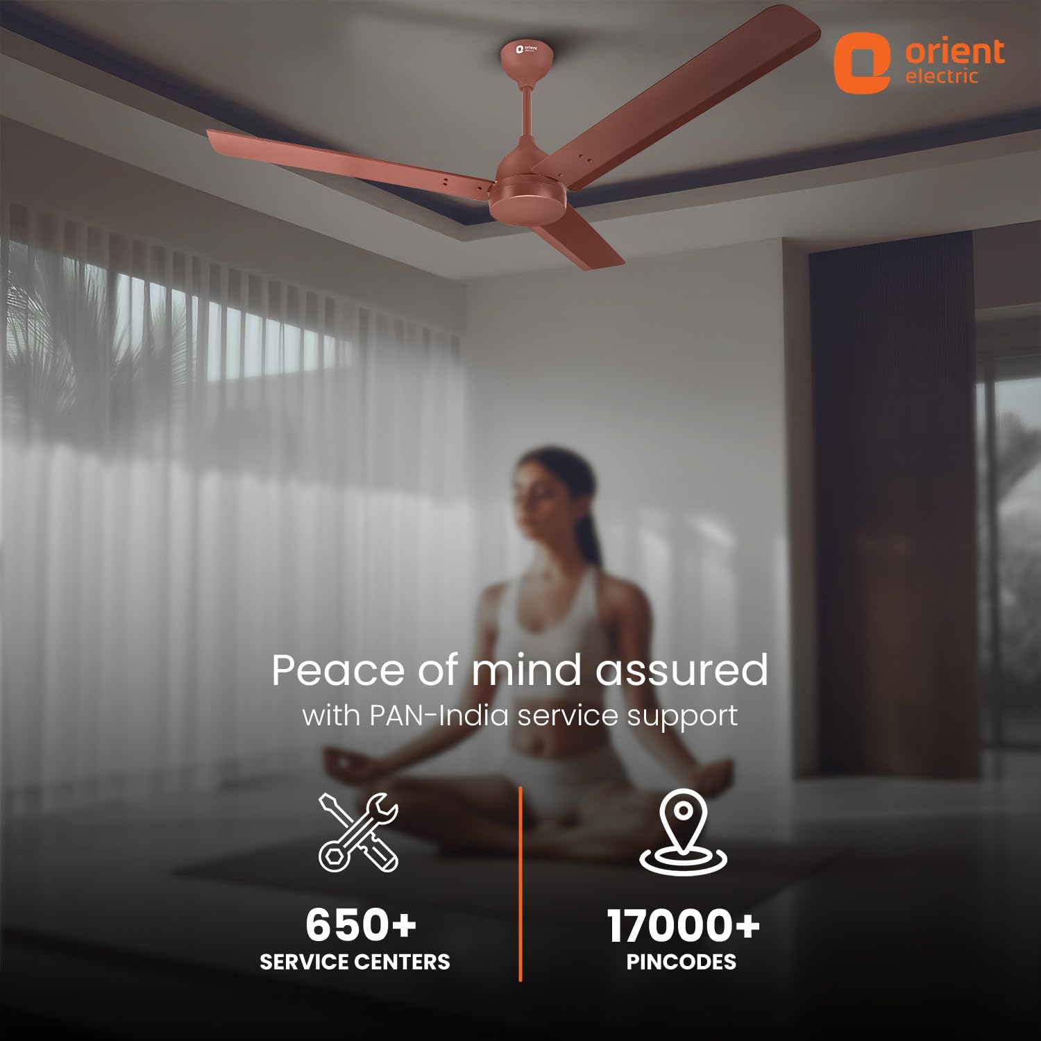 Orient Electric Newly launched 1200 mm Uno BLDC | BLDC energy saving ceiling fan with Remote |BEE 5-star rated | Saves up to 50% on electricity bills | 3-year warranty by Orient | Matt Brown
