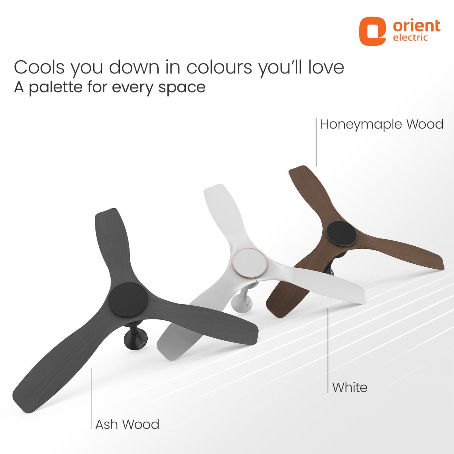 Orient Electric 1200mm Aerosense BLDC Ceiling Fan with Remote | BEE 5-star rated Energy Saving Fan | 5-year warranty by Orient | White, pack of 1