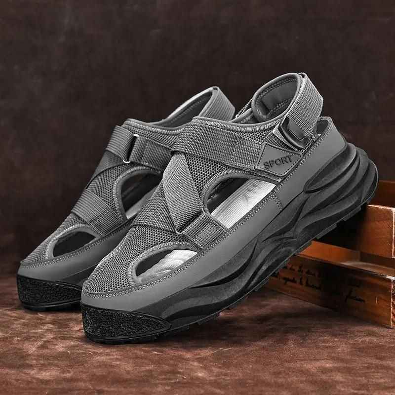 Men's Breathable Close Toe Sandals - Comfortable Summer Footwear