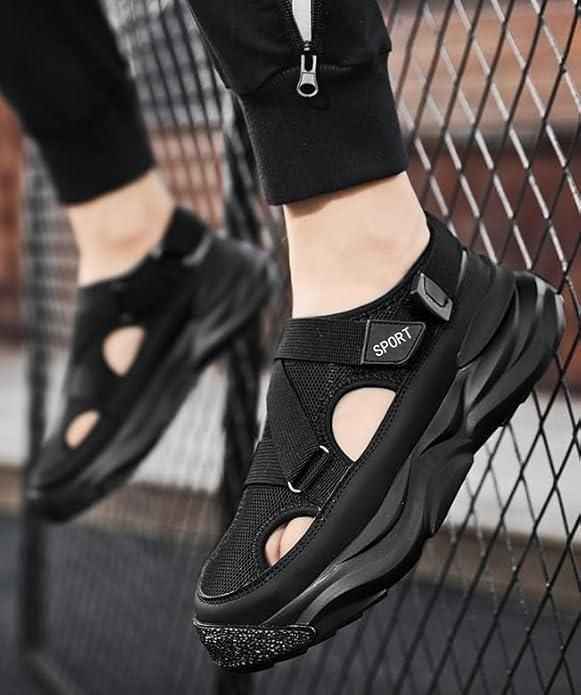 Men's Breathable Close Toe Sandals - Comfortable Summer Footwear