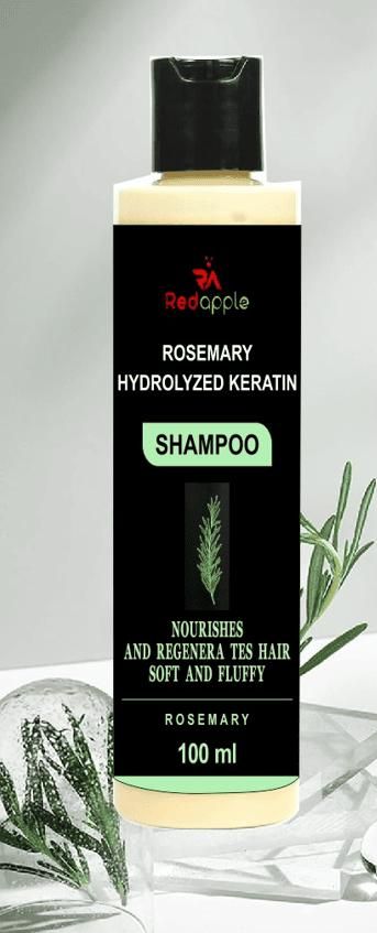 Rosemary Hydrolyzed Keratin Shampoo - Hair Repair & Strengthening Treatment 100ml
