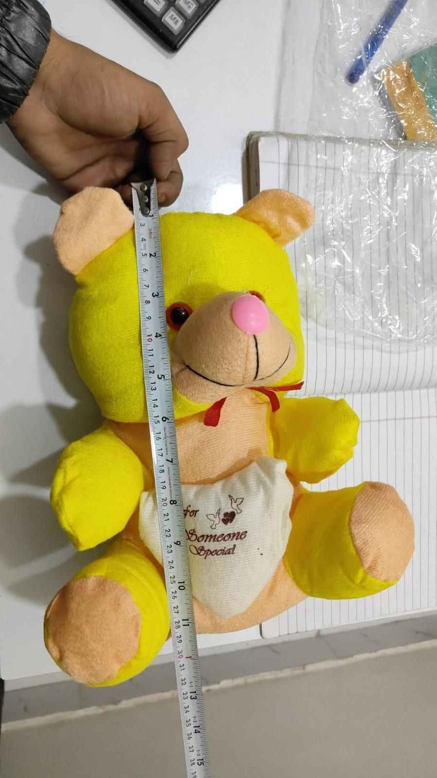 Love Quote Soft Teddy Bear with Heart - Valentine's Gift for Kids & Girls