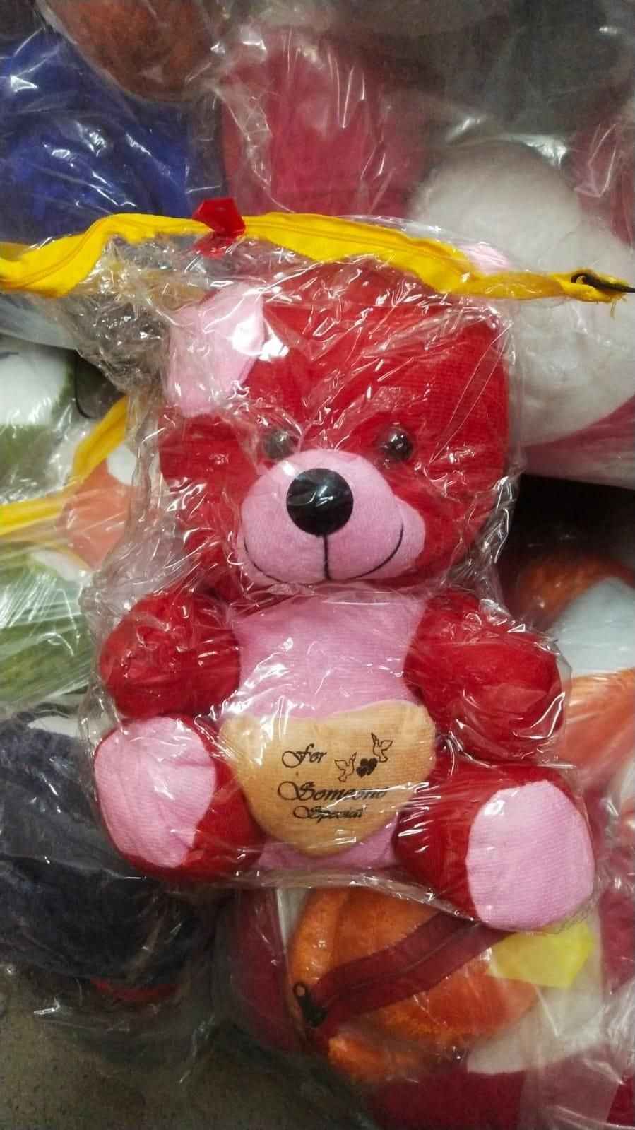 Love Quote Soft Teddy Bear with Heart - Valentine's Gift for Kids & Girls