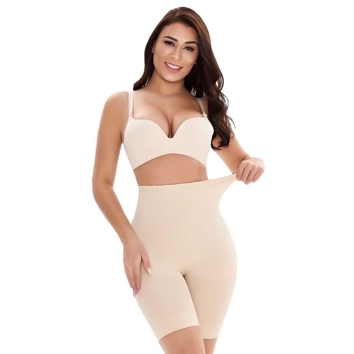 Seamless Tummy Tucker 4-in-1 Shaper, Quick Slim Shape Wear Tummy - Women's Spandex Seamless High Waist Tummy Tucker Shapewear